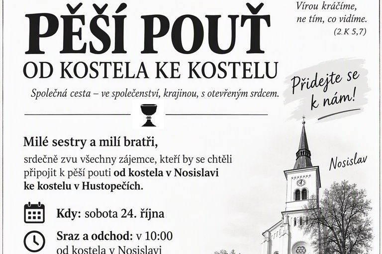 Pouť od kostela ke kostelu